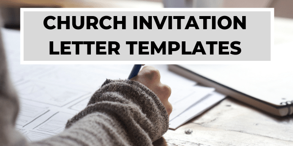 church invitation letter to service